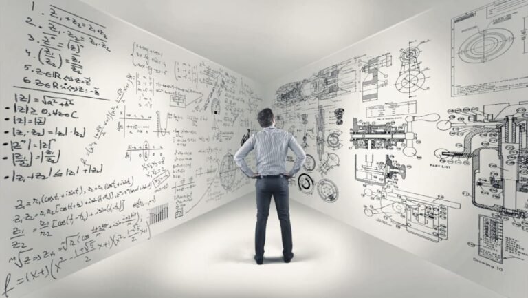 Math formulas on walls